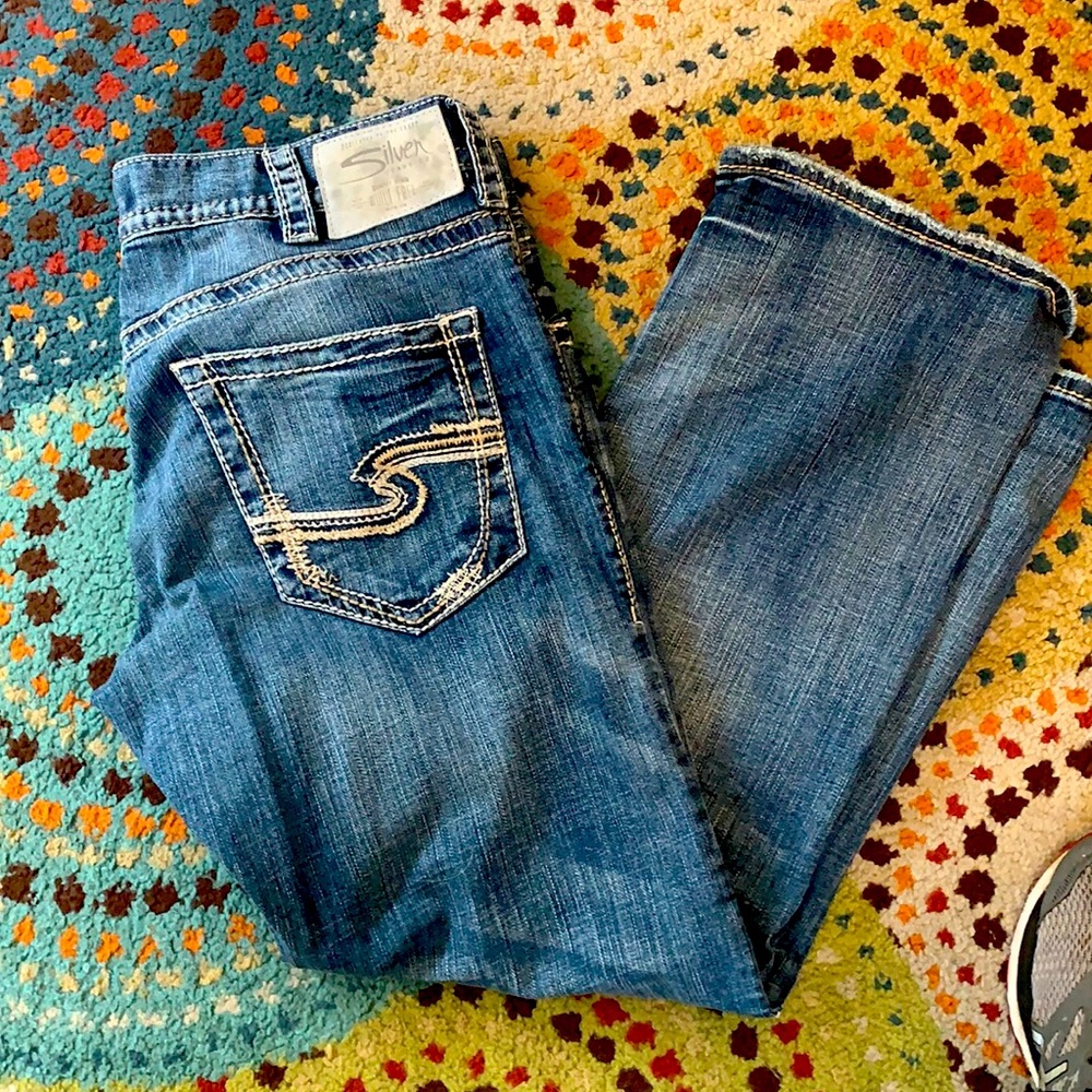 Silver jeans
